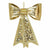 Amscan HOLIDAY: CHRISTMAS Deluxe Bow Metallic - Gold