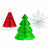 Amscan HOLIDAY: CHRISTMAS et of 3 Hanging Decorations – Size 35.5 Cm Paper Hat Christmas Tree Snowflake Decoration for Christmas Winter