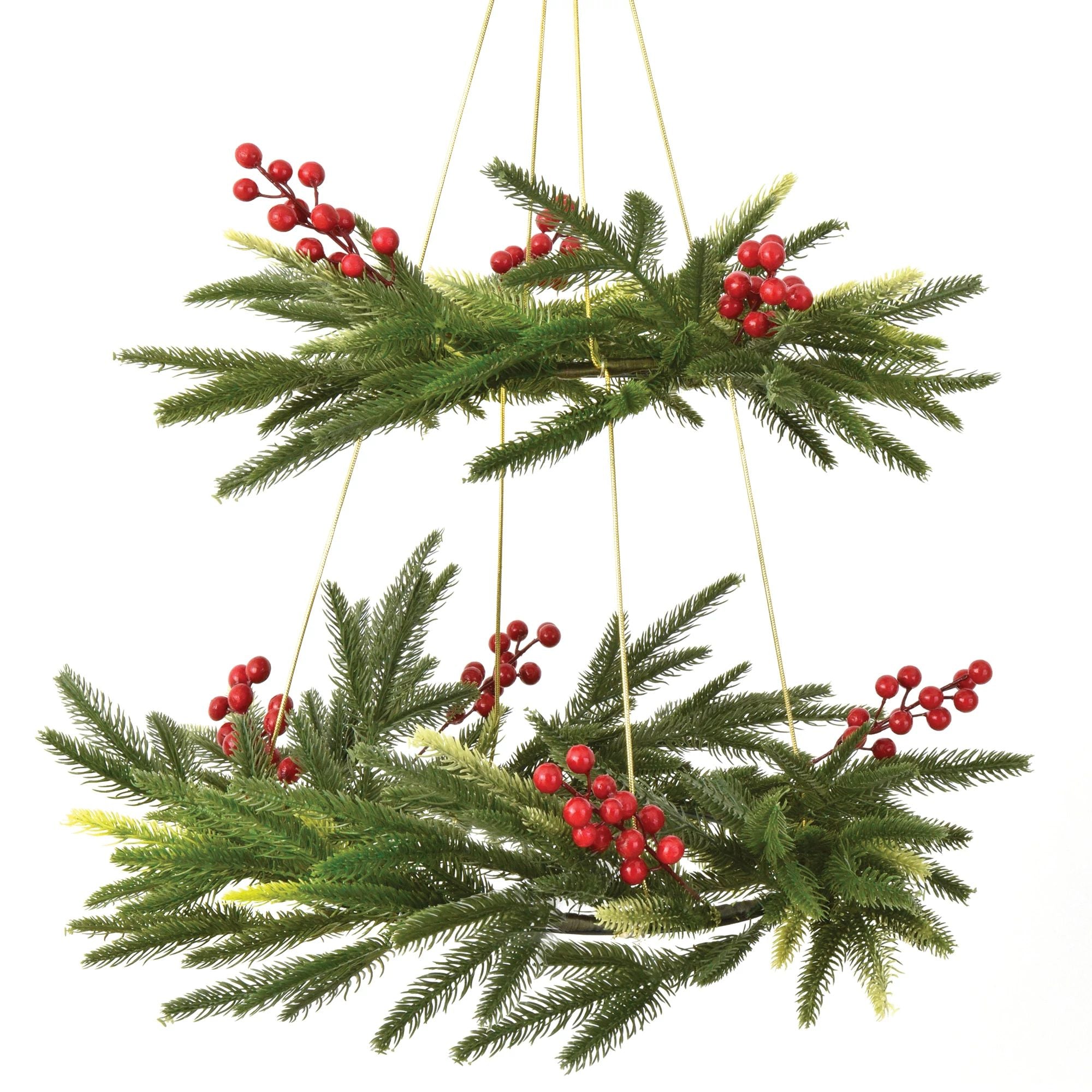 Amscan HOLIDAY: CHRISTMAS Faux Green Pine Hanging Chandelier