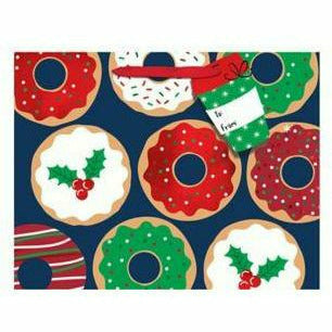 Amscan HOLIDAY: CHRISTMAS Festive Donuts Gift Bag
