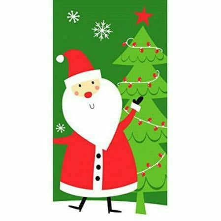 Amscan HOLIDAY: CHRISTMAS Festive Santa with Christmas Tree Party Bags
