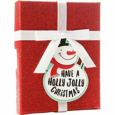 Amscan HOLIDAY: CHRISTMAS Glitter Red Snowman Gift Card Holder Box