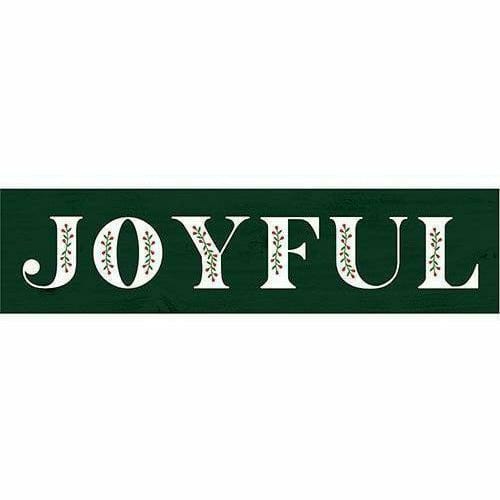 Amscan HOLIDAY: CHRISTMAS Green Joyful Mini Christmas Hanging Signs