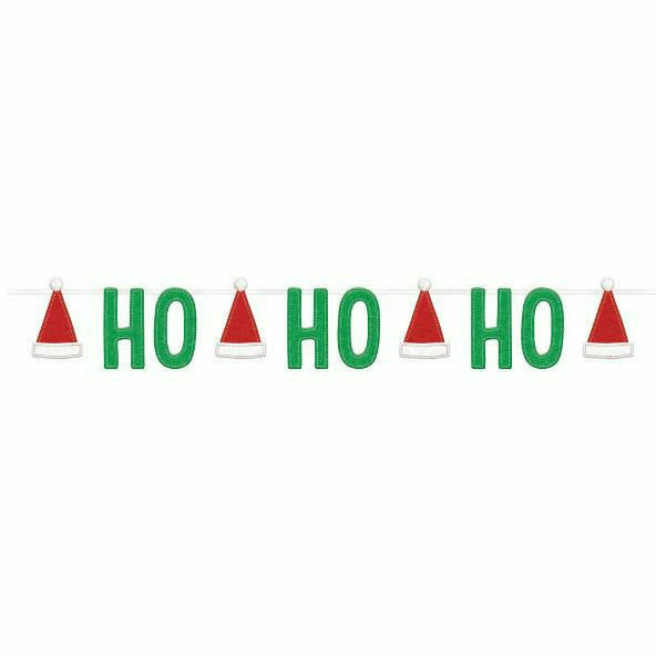 Amscan HOLIDAY: CHRISTMAS Ho Ho Ho Felt Christmas Banner