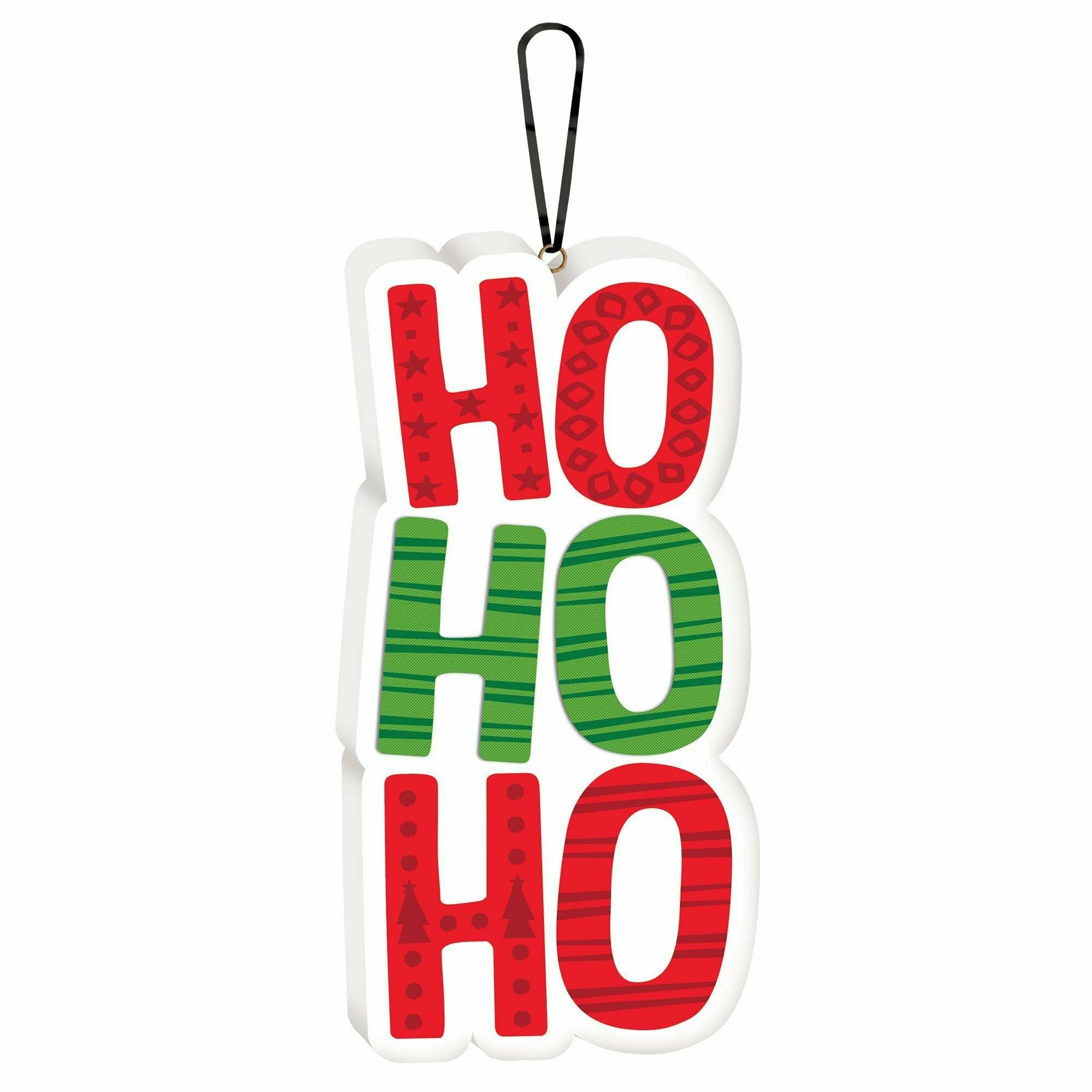 Amscan HOLIDAY: CHRISTMAS Ho Ho Ho Mini Ornament