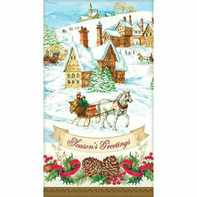 Amscan HOLIDAY: CHRISTMAS Holiday Magic Guest Towels 36ct