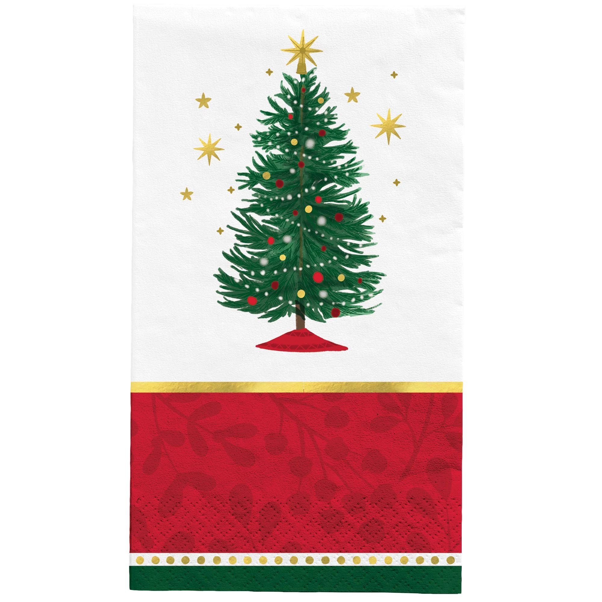 Amscan HOLIDAY: CHRISTMAS Joyful Tree Guest Towels