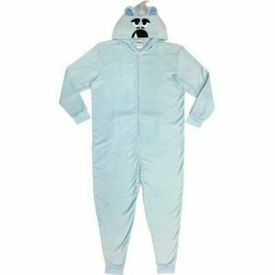 Amscan HOLIDAY: CHRISTMAS L Men’s Zipster Yeti for Bed One Piece Pajamas