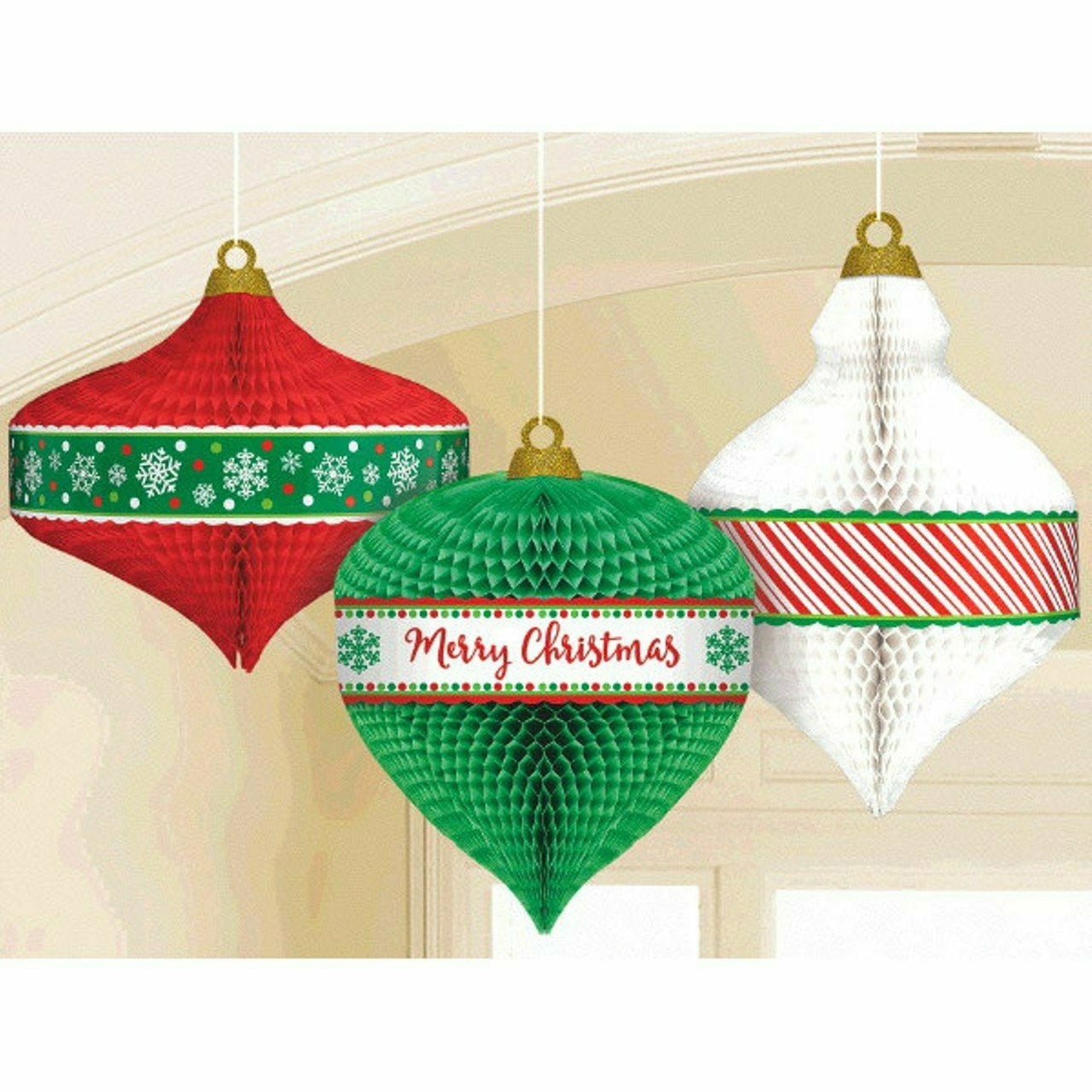 Amscan HOLIDAY: CHRISTMAS Merry Christmas Hanging Decorations
