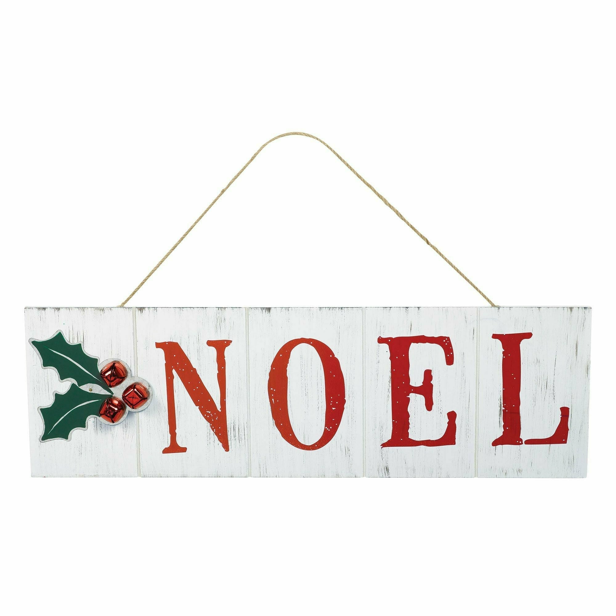 Amscan HOLIDAY: CHRISTMAS Noel Hanging Sign, w/ Bells & Rope Hanger