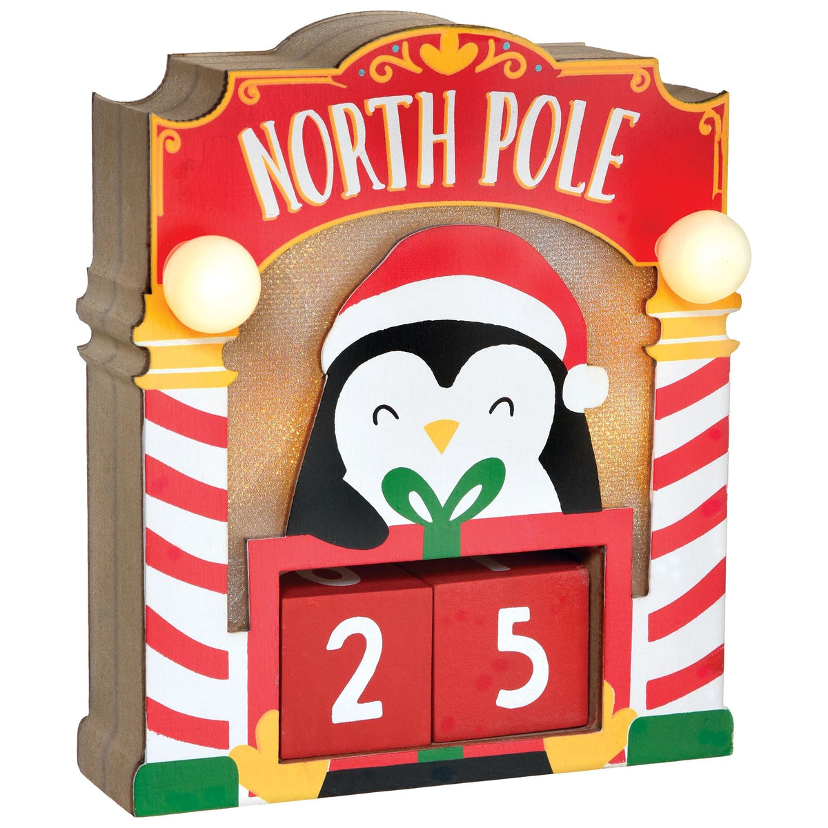 Amscan HOLIDAY: CHRISTMAS Penguin Light-Up Standing Advent