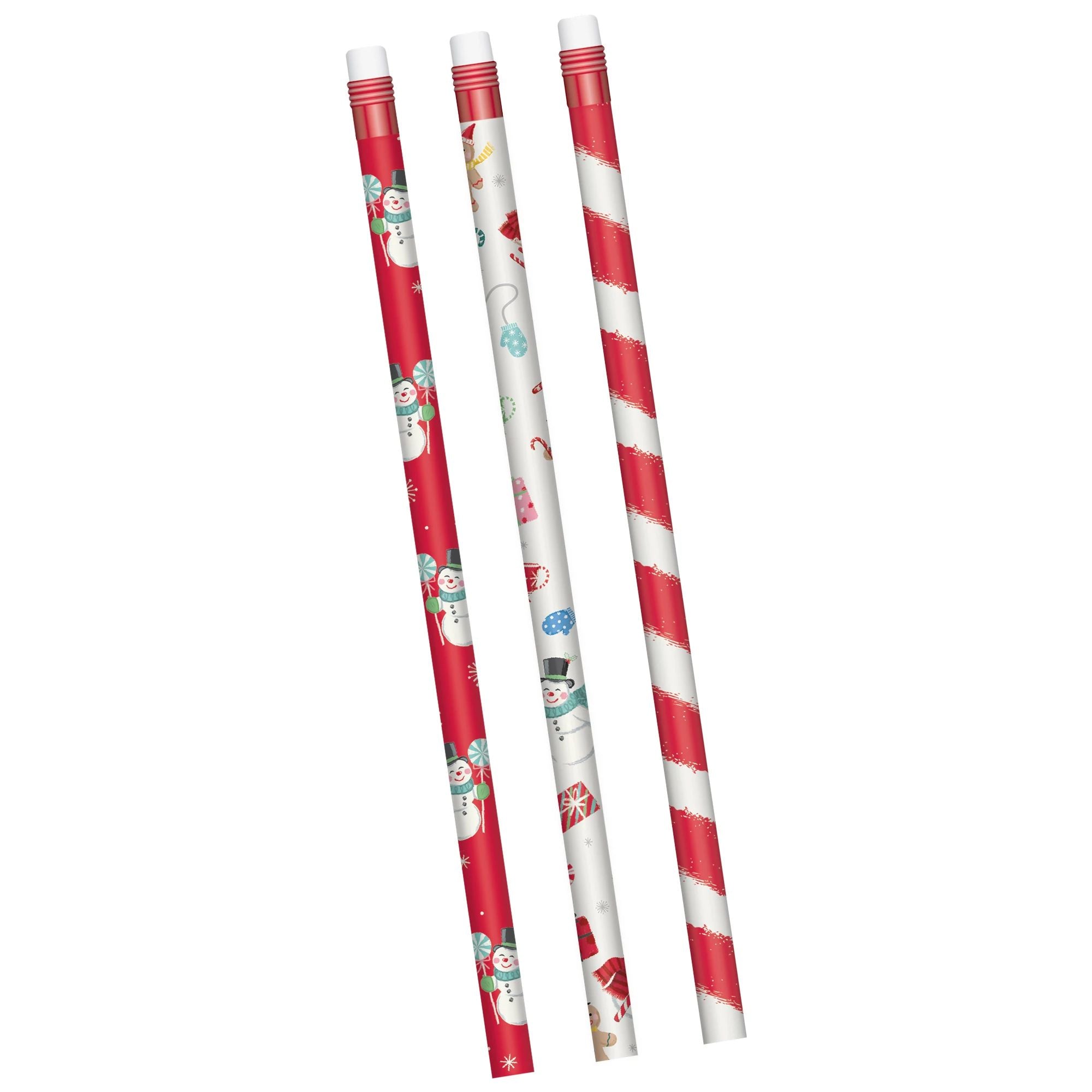 Amscan HOLIDAY: CHRISTMAS Peppermint Twist Pencils