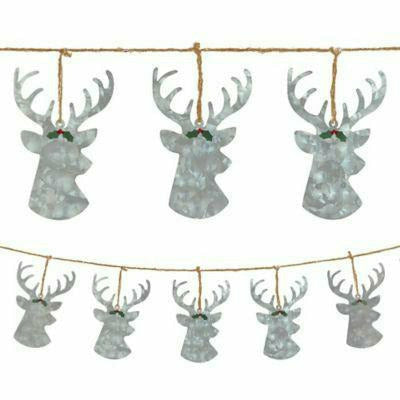 Amscan HOLIDAY: CHRISTMAS Reindeer Christmas Metal Banner