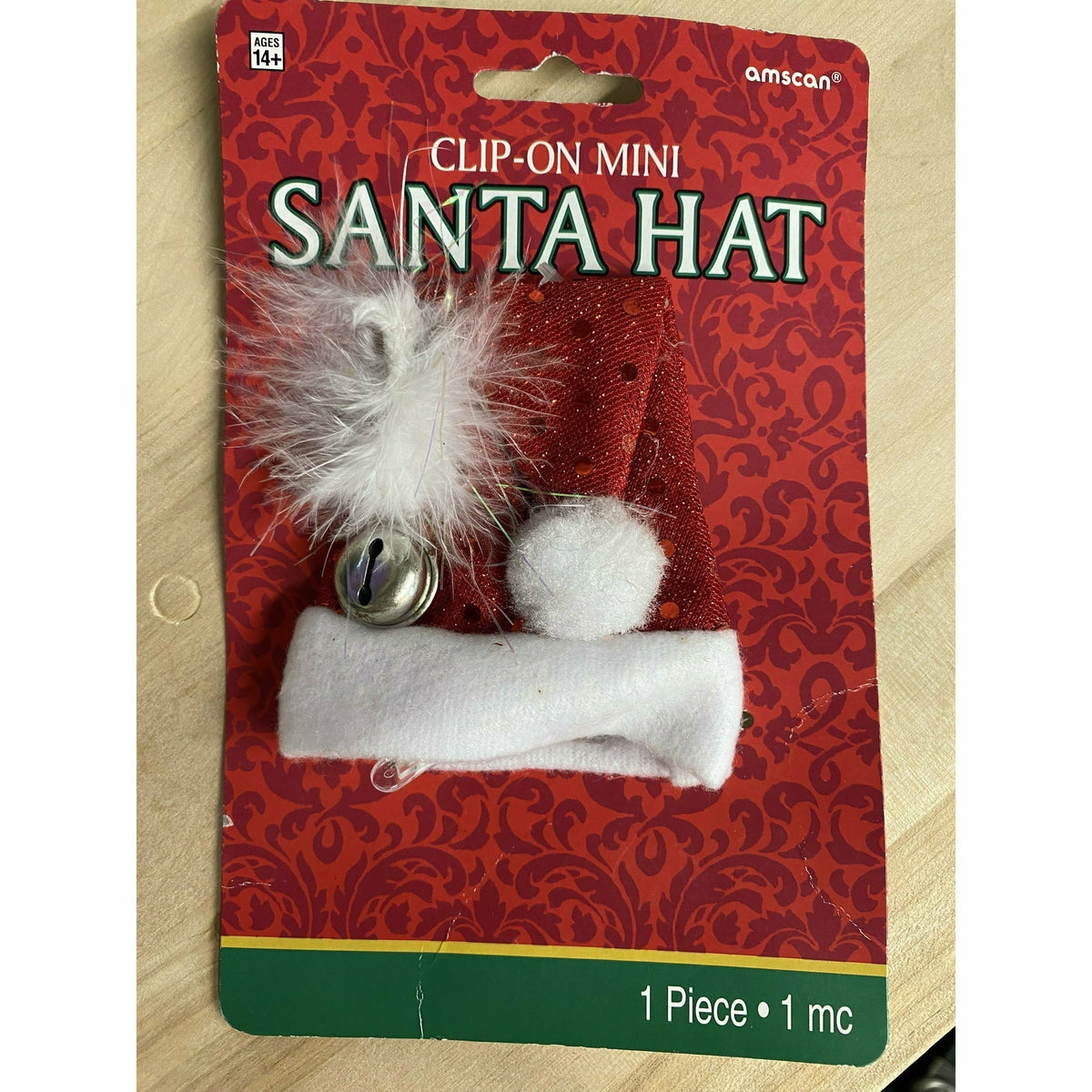 Amscan HOLIDAY: CHRISTMAS Santa Hat Clip on