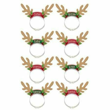 Amscan HOLIDAY: CHRISTMAS Santa's Reindeer Headbands