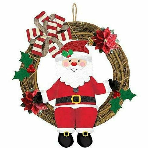 Amscan HOLIDAY: CHRISTMAS Santa Wreath