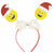 Amscan HOLIDAY: CHRISTMAS Smiling Santa Head Bopper with Glitter