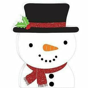 Amscan HOLIDAY: CHRISTMAS Snowman Christmas Sign
