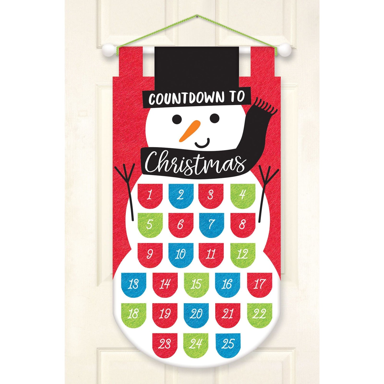 Amscan HOLIDAY: CHRISTMAS Snowman Felt Advent Calendar