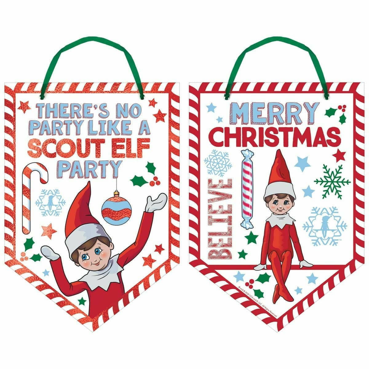 Amscan HOLIDAY: CHRISTMAS The Elf On The Shelf Scout Elf Party Cardboard Sign