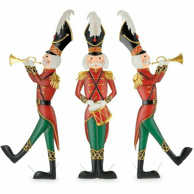 Amscan HOLIDAY: CHRISTMAS TIN CHRISTMAS SOLDIER ASTD DECOR