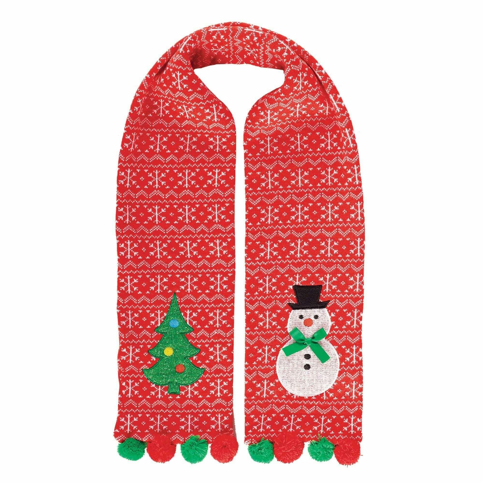 Amscan HOLIDAY: CHRISTMAS Ugly Sweater Scarf - Adult