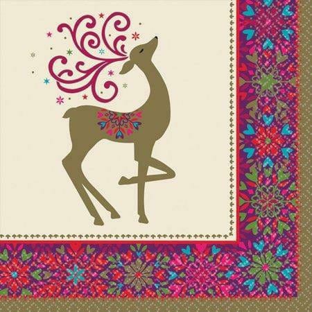 Amscan HOLIDAY: CHRISTMAS Winter Whimsy Dinner Napkins 36ct