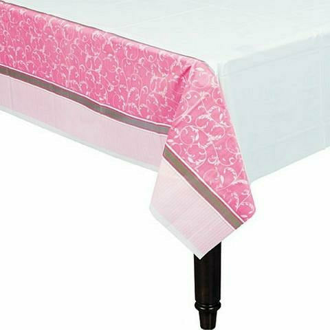 Amscan HOLIDAY: EASTER Pink Communion Blessings Plastic Table Cover
