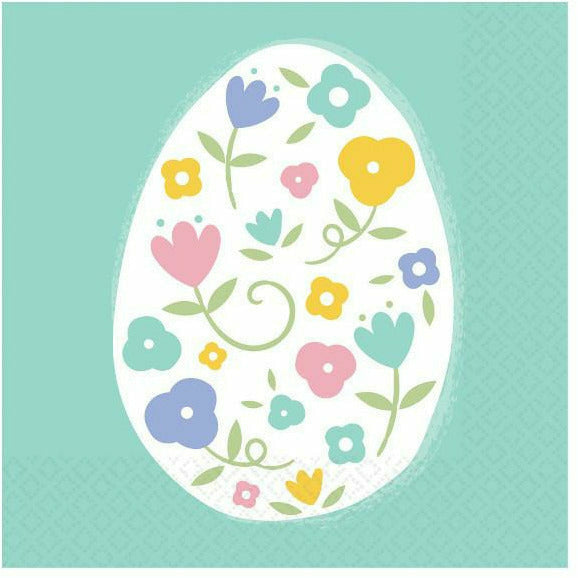 Amscan HOLIDAY: EASTER Pretty Pastel Easter Beverage Napkins 16ct