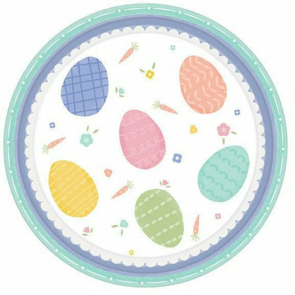 Amscan HOLIDAY: EASTER Pretty Pastel Easter Dessert Plates 8ct