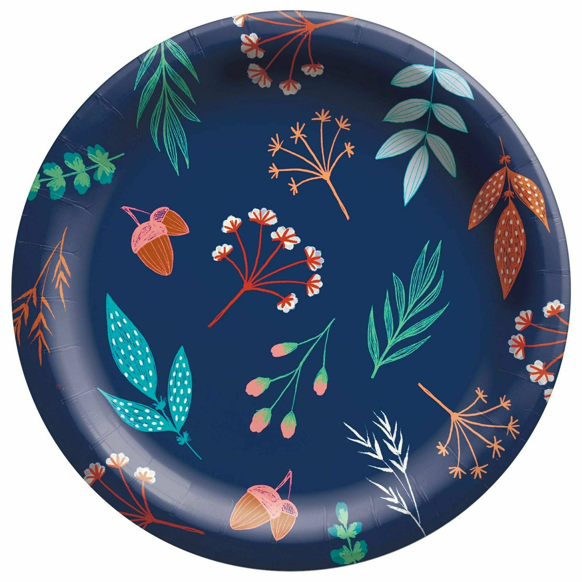 Amscan HOLIDAY: FALL Fall Gather 6 3/4&quot; Round Plate