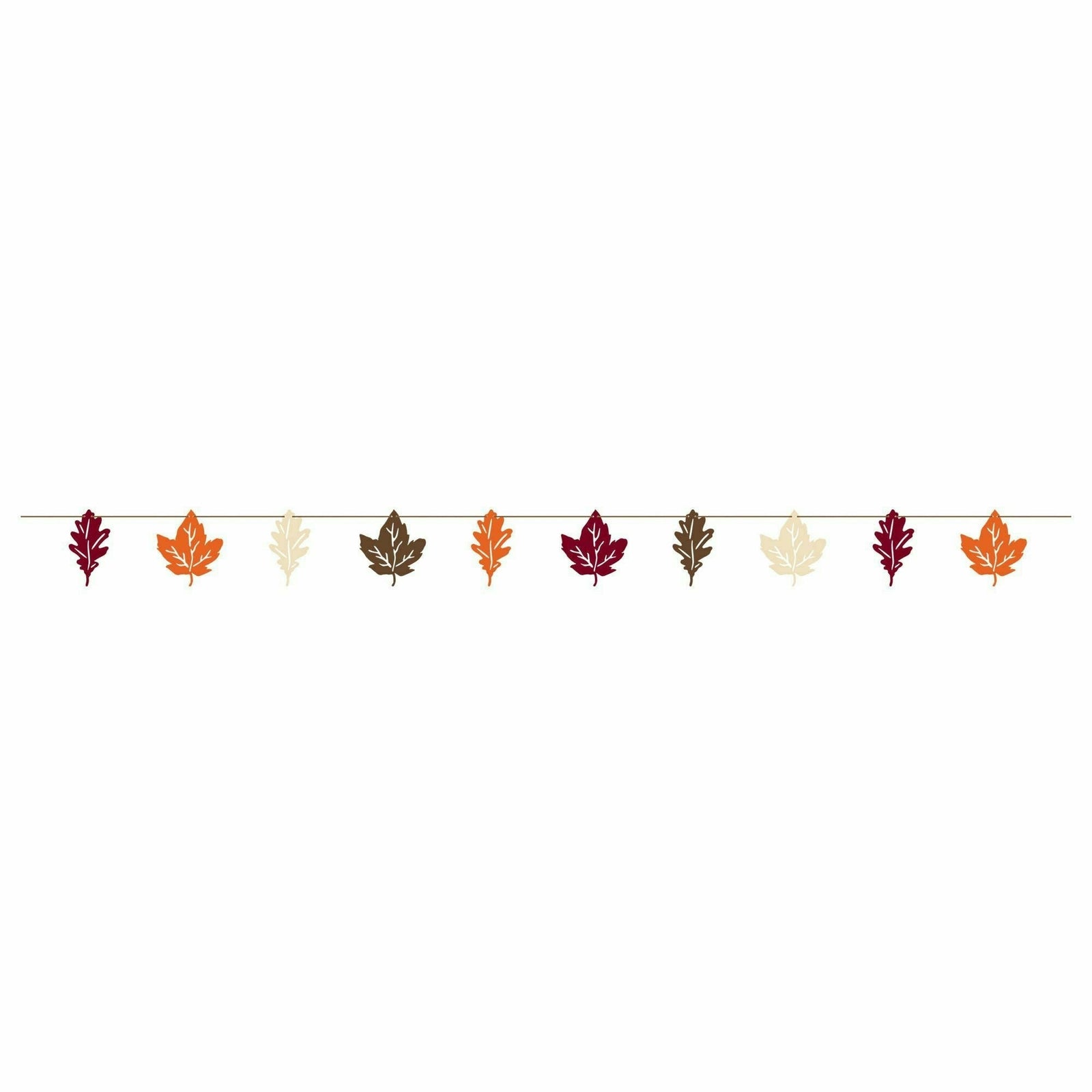 Amscan HOLIDAY: FALL Fall Leaves Paper Banner