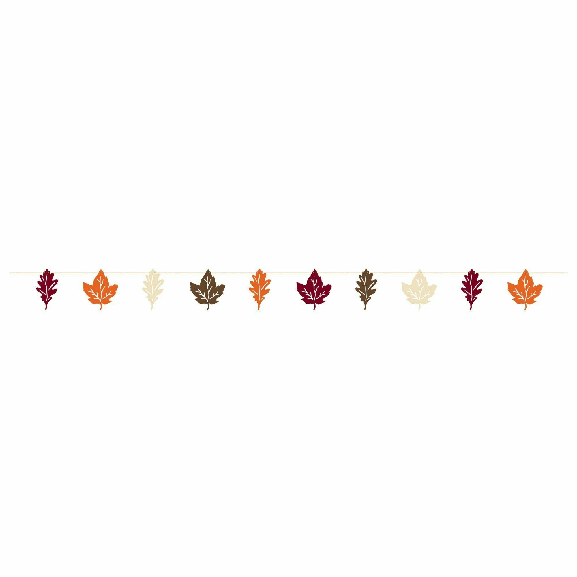 Amscan HOLIDAY: FALL Fall Leaves Paper Banner