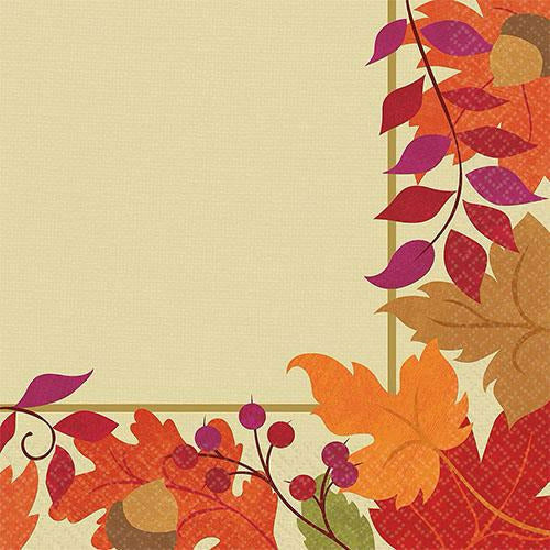 Amscan HOLIDAY: FALL Festive Fall Dinner Napkins 16ct