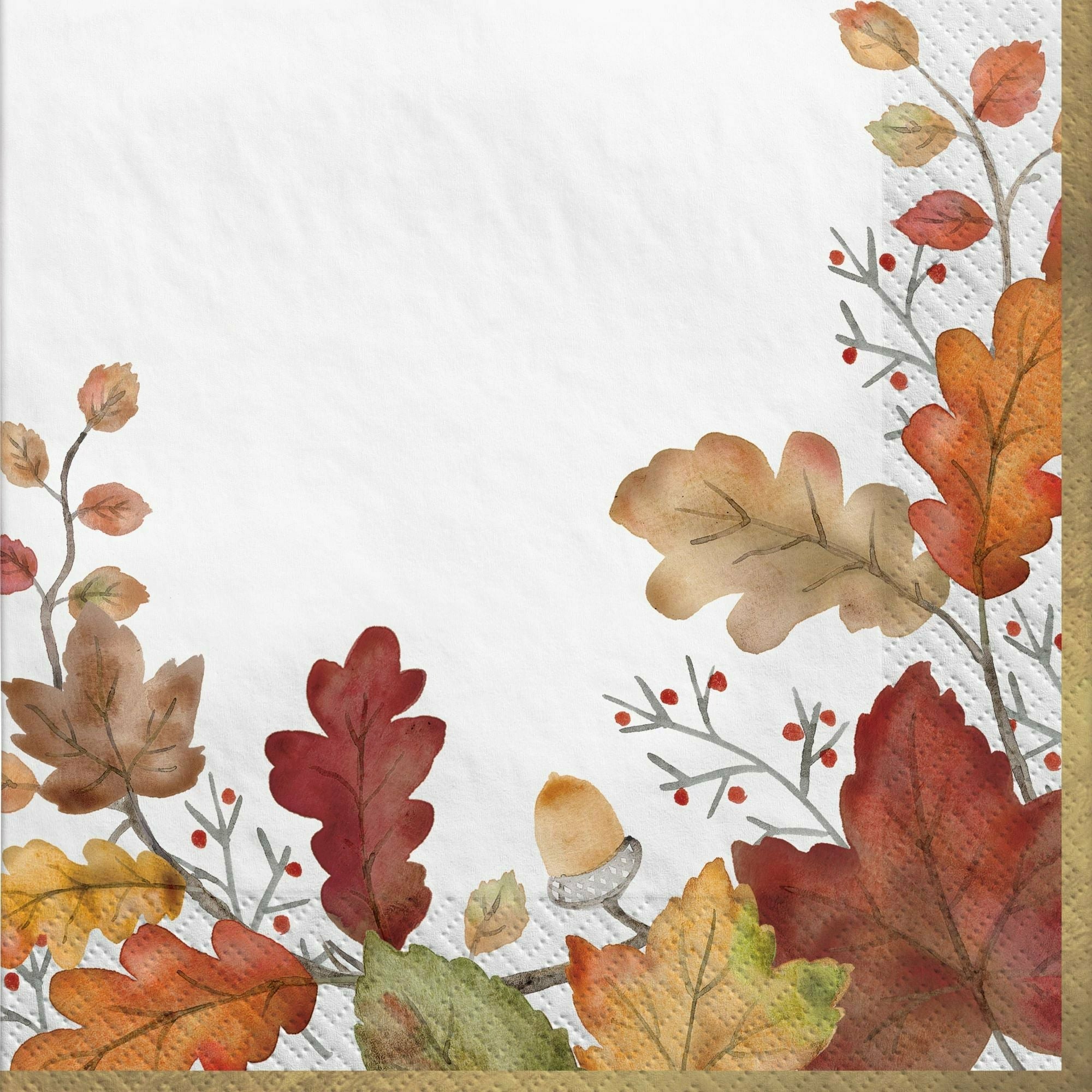 Amscan HOLIDAY: FALL Nature's Harvest Dinner Napkins