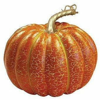 Amscan HOLIDAY: FALL Orange Crackle Pumpkin Decoration