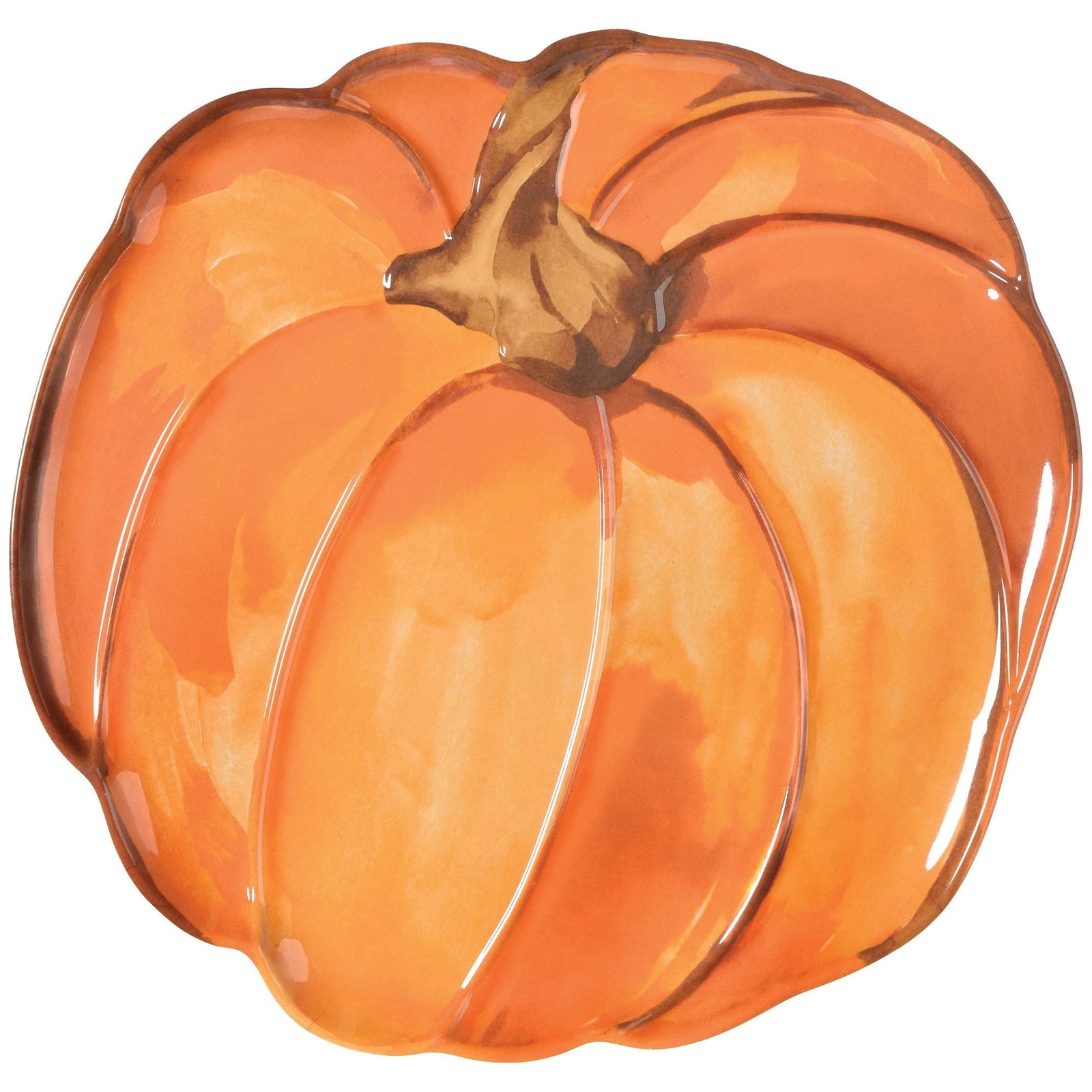 Amscan HOLIDAY: FALL Pumpkin Shaped Melamine Platter