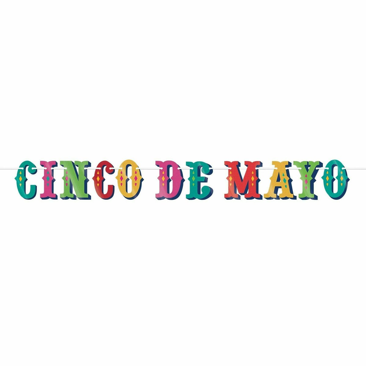 Amscan HOLIDAY: FIESTA Cinco De Mayo Letter Banner