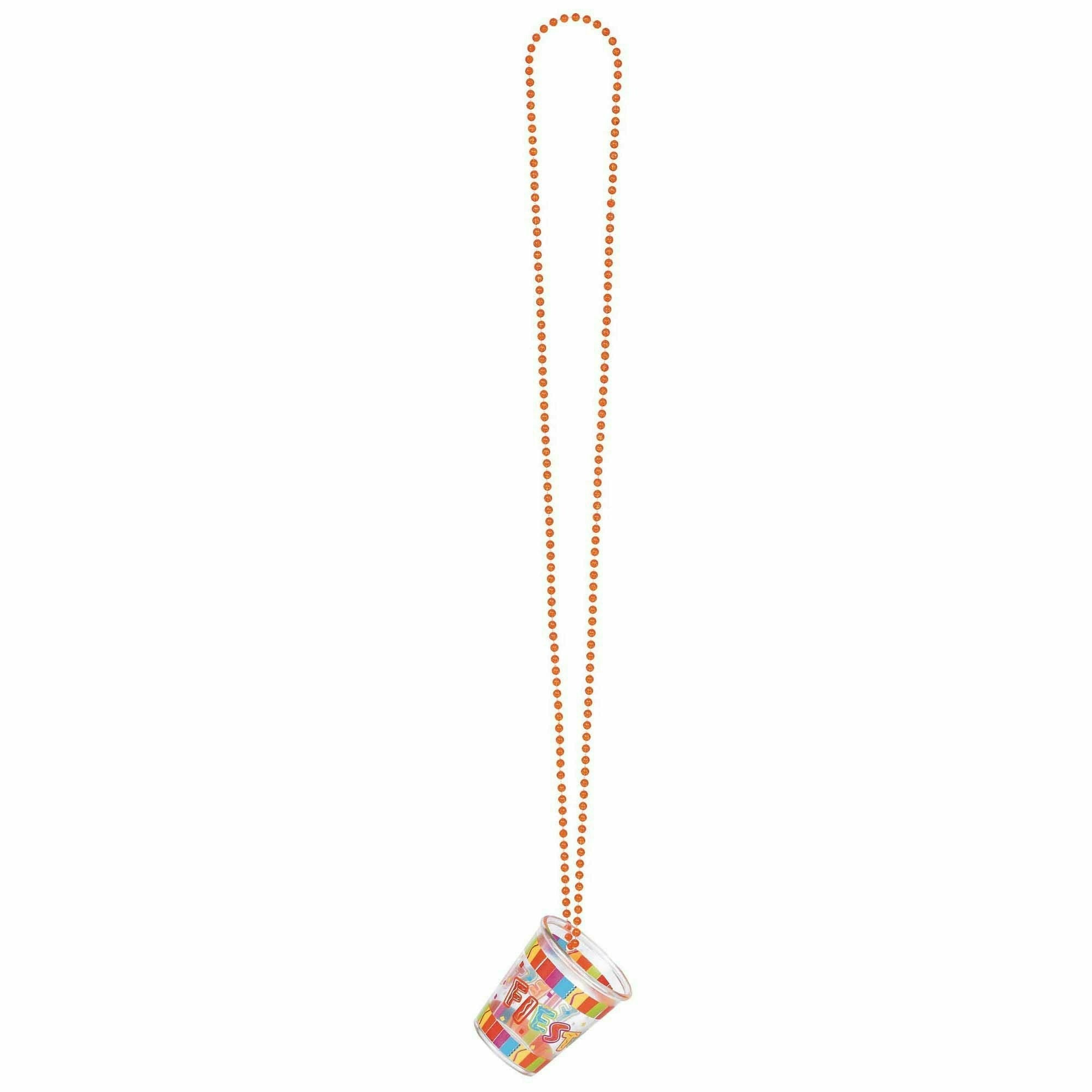 Amscan HOLIDAY: FIESTA Fiesta Bead Chain Necklace w/Plastic Shot Glass