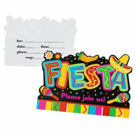 Amscan HOLIDAY: FIESTA Fiesta Fun Postcard Invite J2