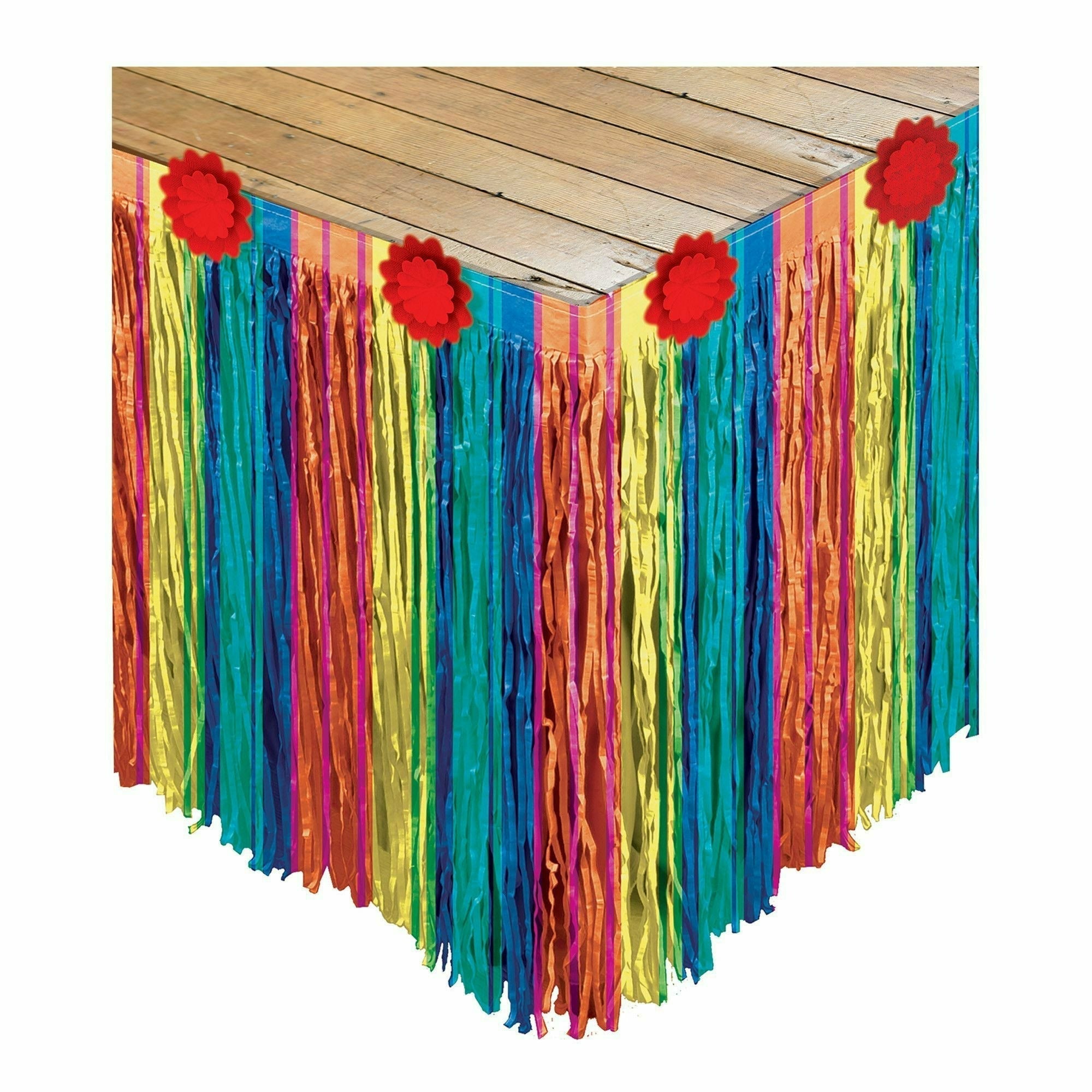 Amscan HOLIDAY: FIESTA Fiesta Striped Paper Tableskirt
