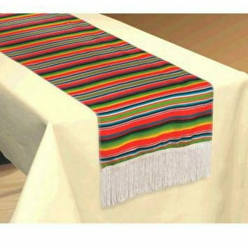 Amscan HOLIDAY: FIESTA Serape Stripe Table Runner J2