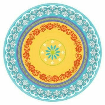 Amscan HOLIDAY: FIESTA SUMMER FIESTA 7&quot; PLATES J10