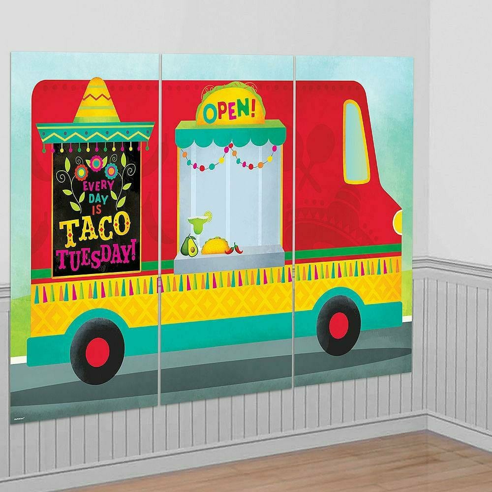 Amscan HOLIDAY: FIESTA Taco Truck Scene Setter