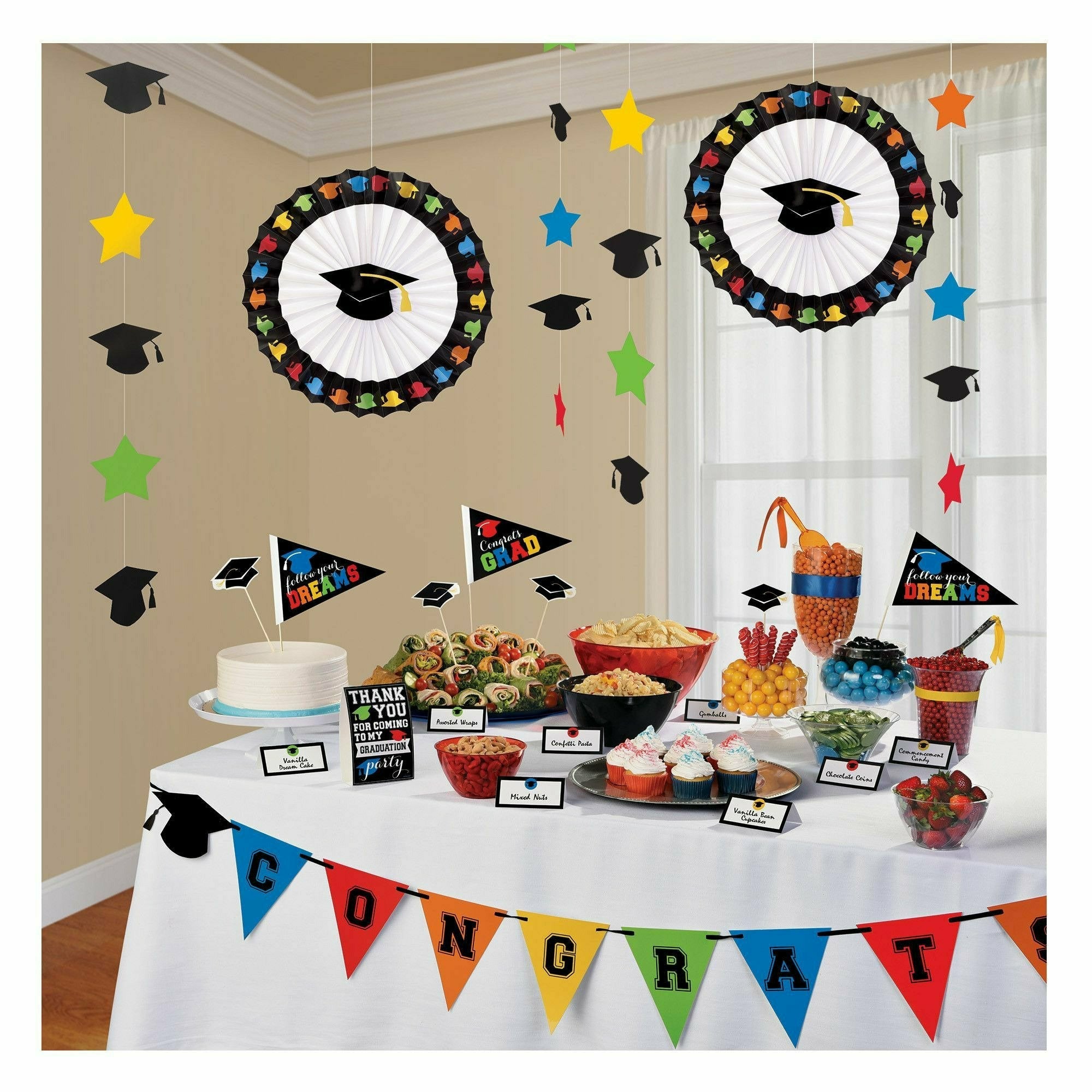 Amscan HOLIDAY: GRADUATION Grad Candy Buffet Decorating Kit - Multicolor