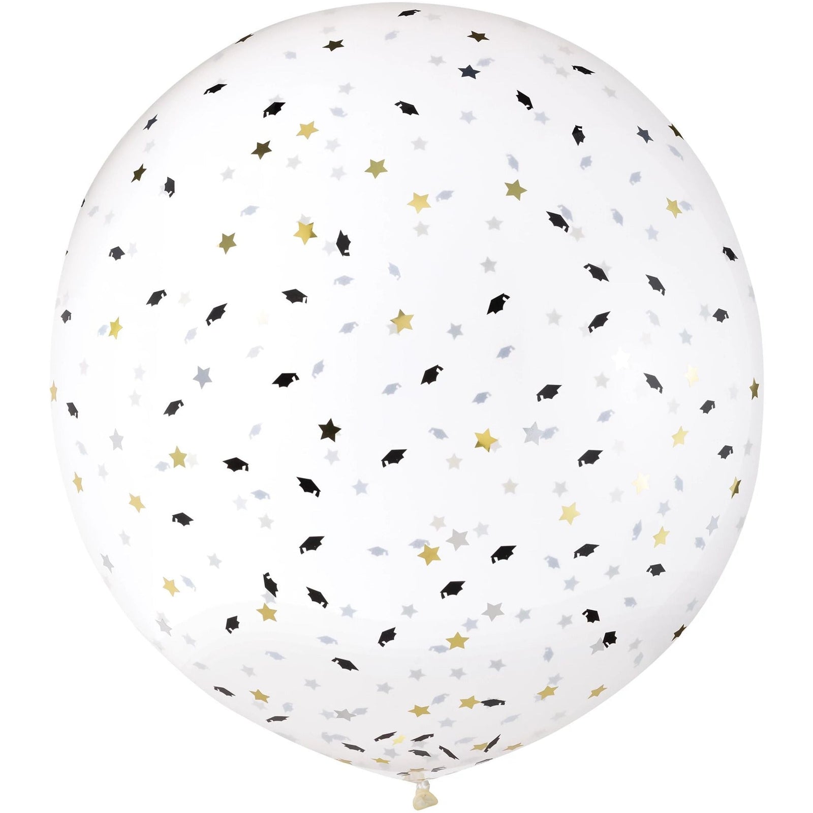 Amscan HOLIDAY: GRADUATION Grad Cap Confetti Latex Balloons, 24"