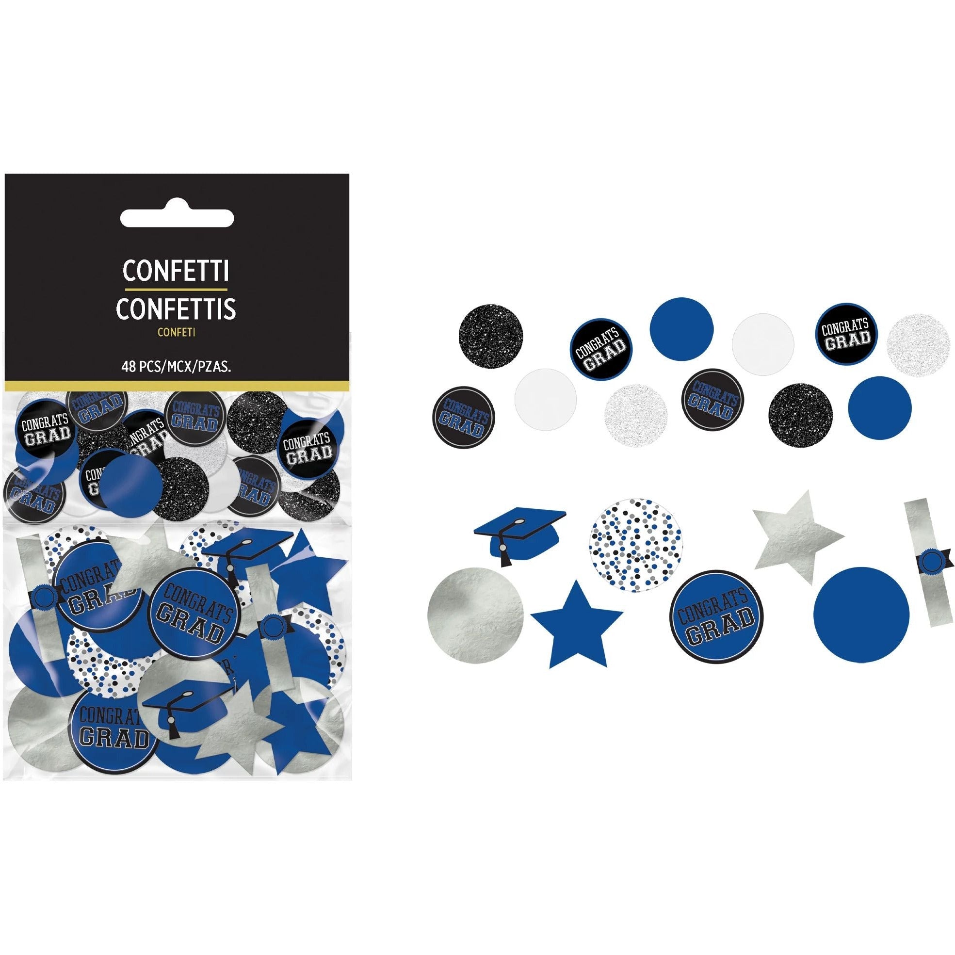 Amscan HOLIDAY: GRADUATION Grad Giant Confetti - Blue