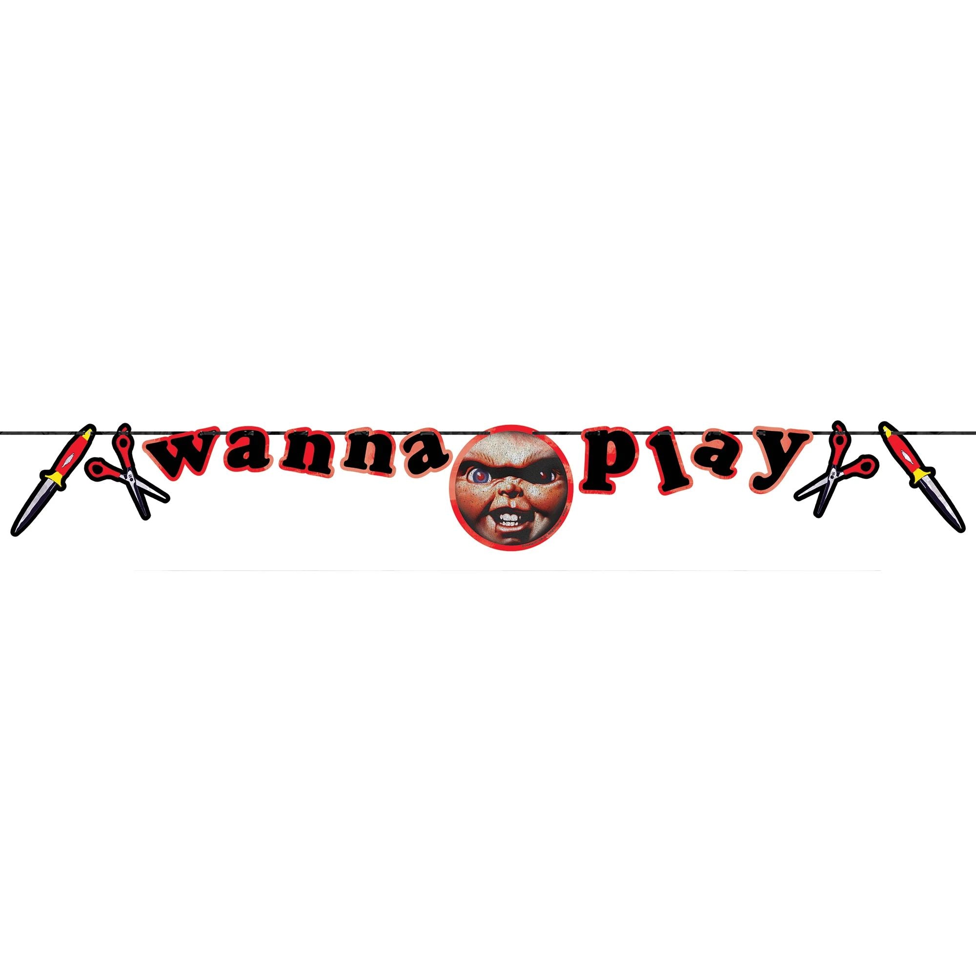 Amscan HOLIDAY: HALLOWEEN Child's Play Chucky Banner