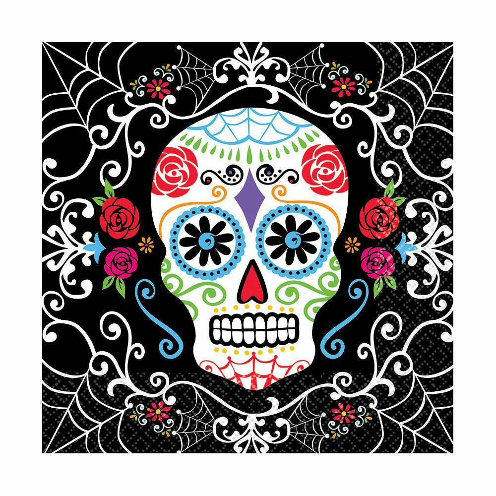 Amscan HOLIDAY: HALLOWEEN Day of the Dead Lunch Napkins