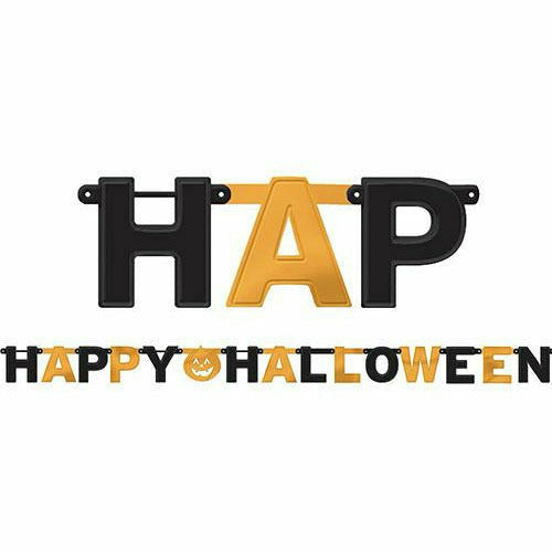 Amscan HOLIDAY: HALLOWEEN Happy Halloween Letter Banner